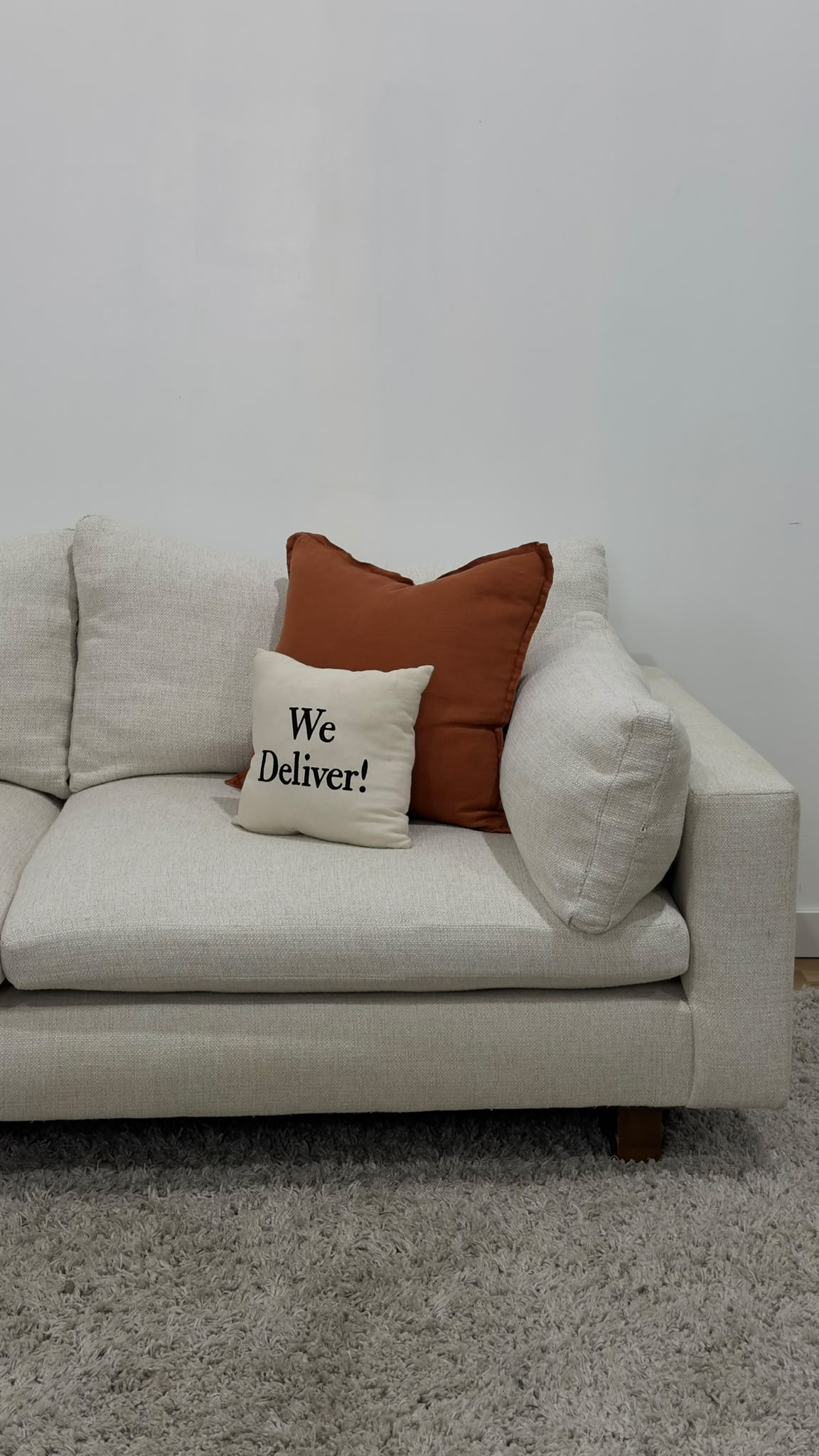 West Elm Harmony 3 Seater Sofa 82”