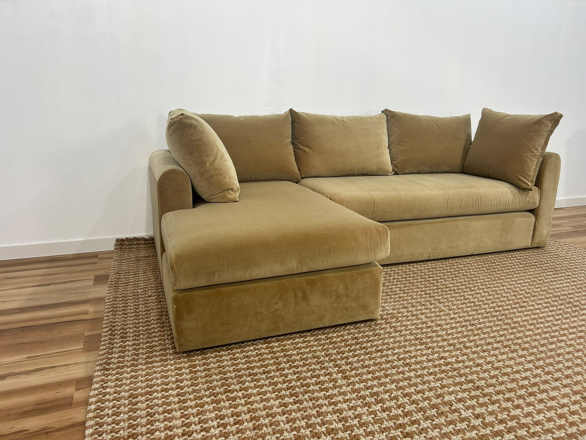 Couch Haus Velvet Sectional Sofa