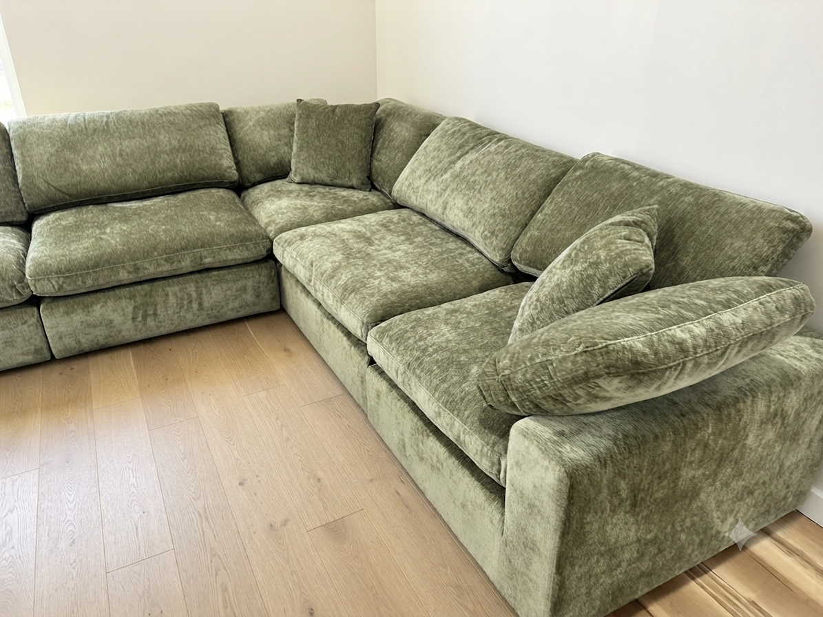 Snug Modular Sofa - Green - 5pc