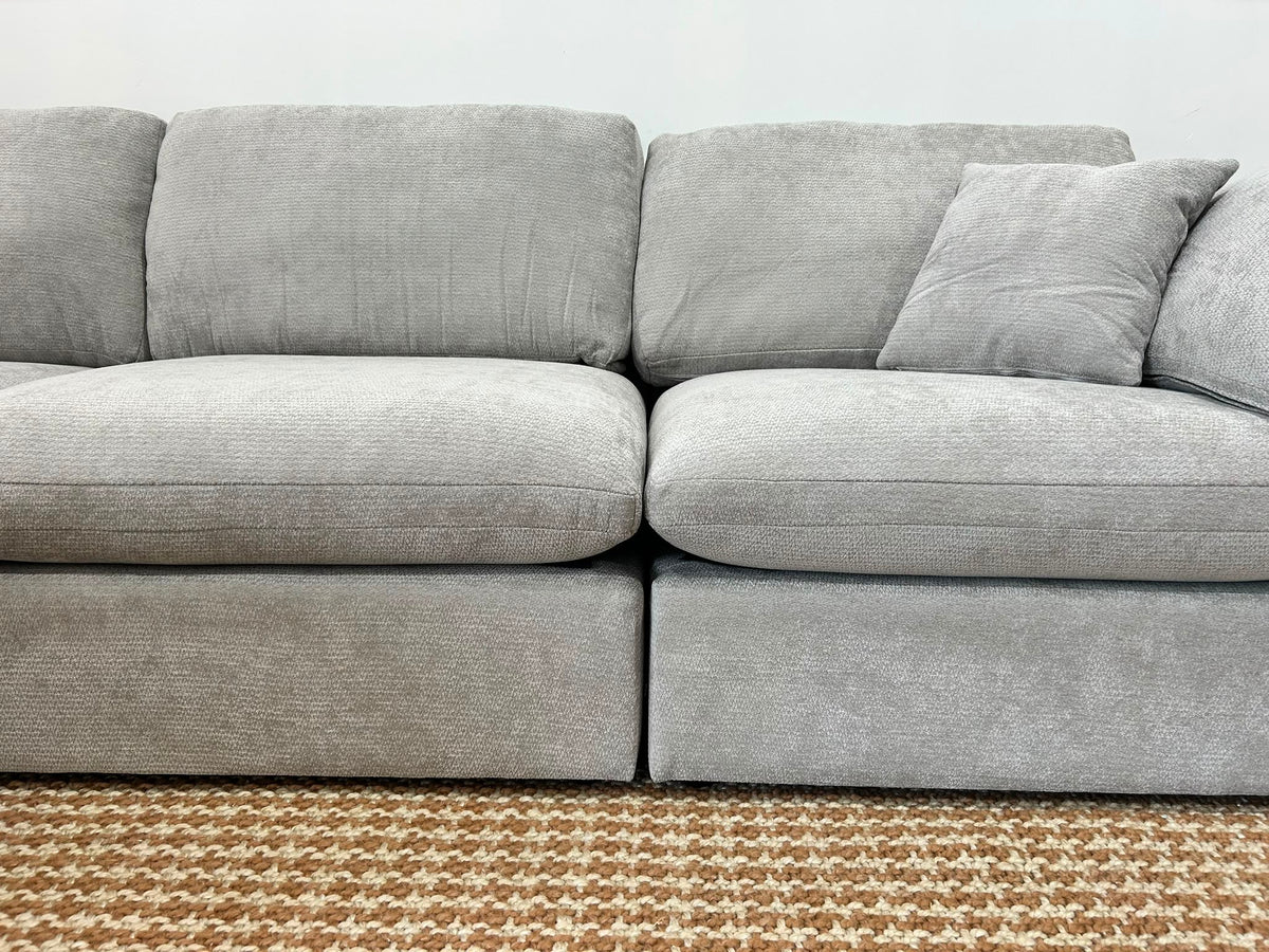 Nest | Light Grey | Sofa | 3pc + Ottoman