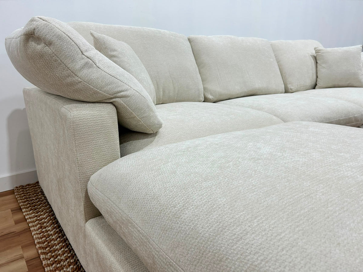 Nest | Cream | Sofa | 3pc + Ottoman