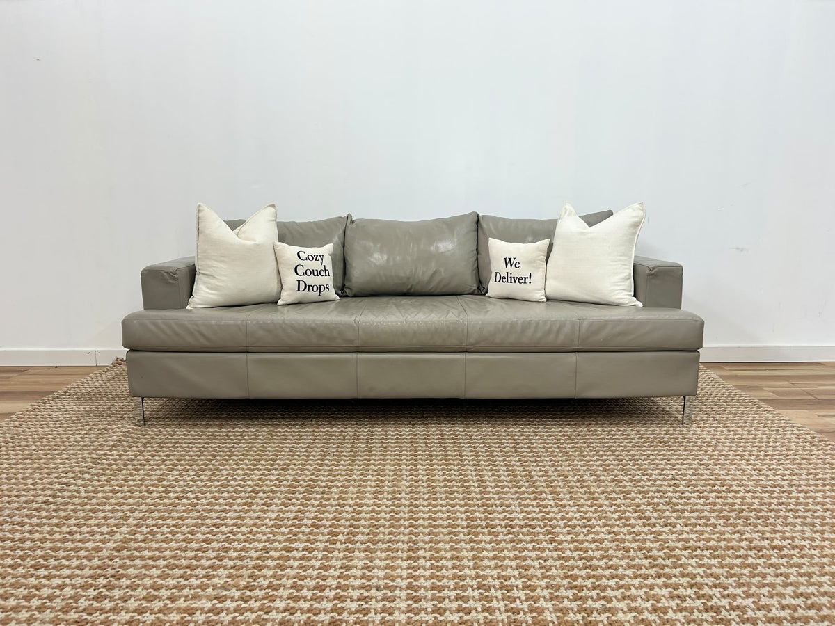 EQ3 Eve Leather Sofa 85”
