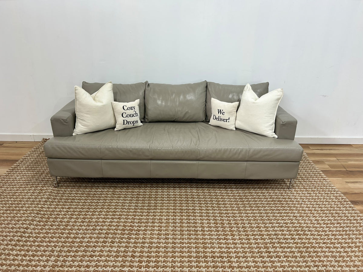 EQ3 Eve Leather Sofa 85”
