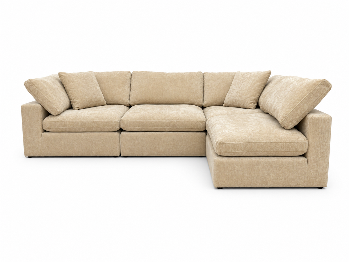 Snug Modular Sofa - Sand - 4pc