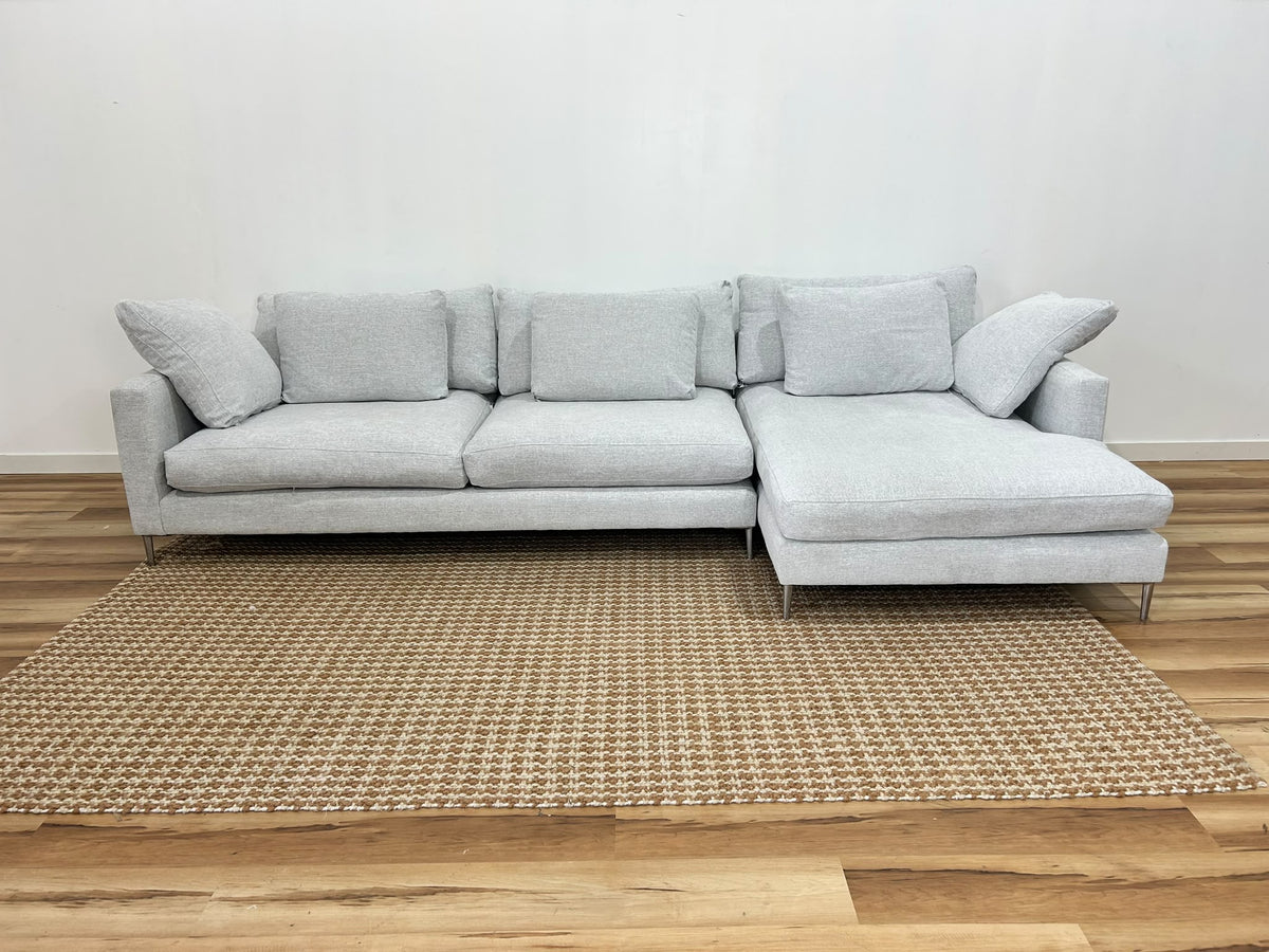 Stylus Haze Sectional Sofa 129”