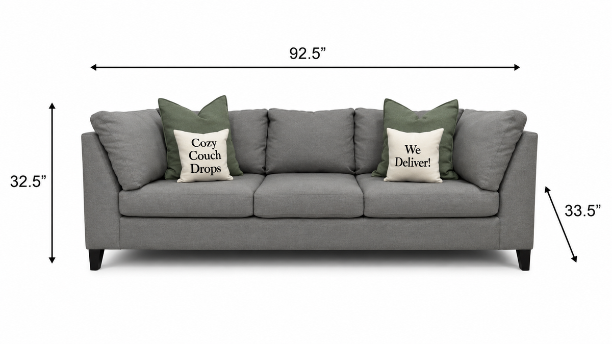 EQ3 Salema 3 Seater Sofa 92”