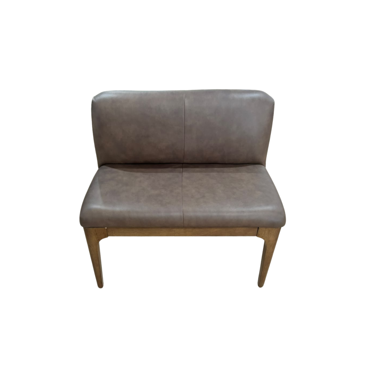 Leather Banquette Armless Bench