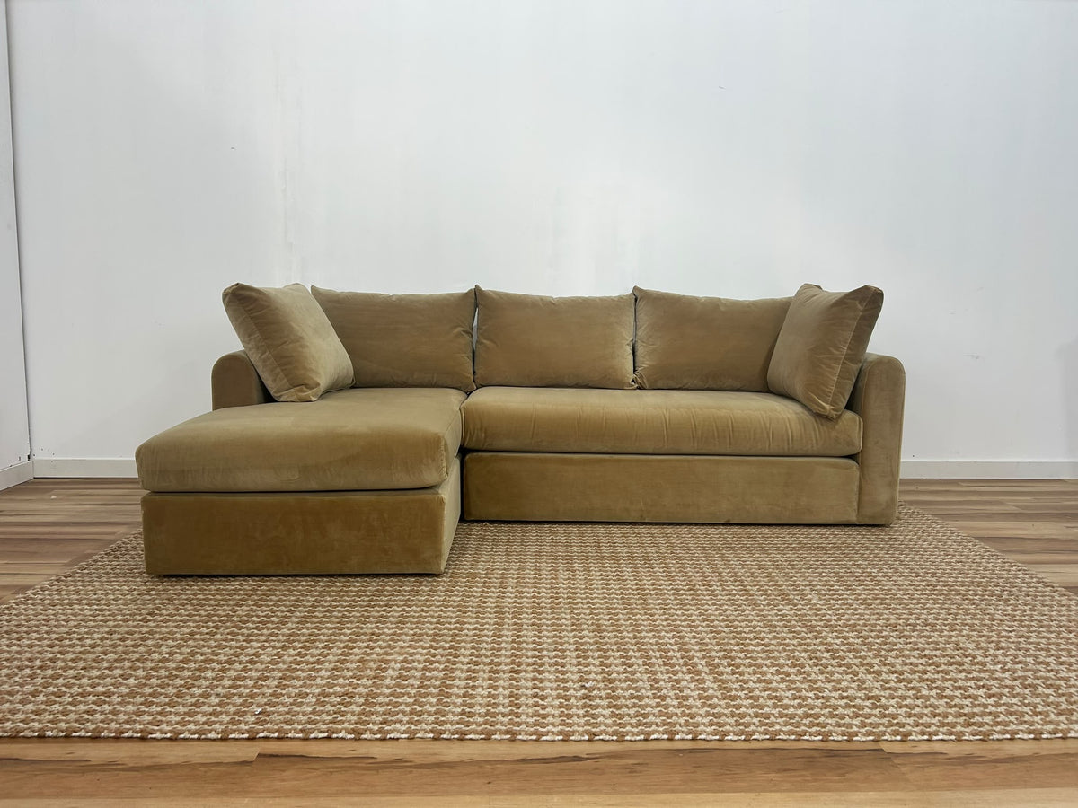 Couch Haus Velvet Sectional Sofa