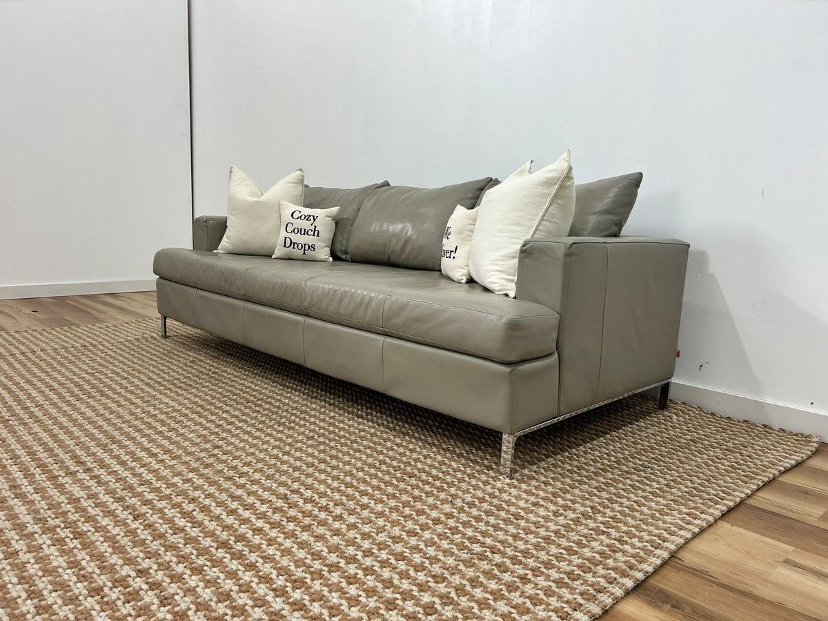 EQ3 Eve Leather Sofa 85”