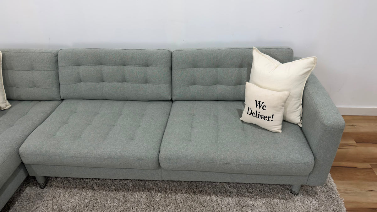 Ikea Morabo Reversible Sectional Sofa 111”