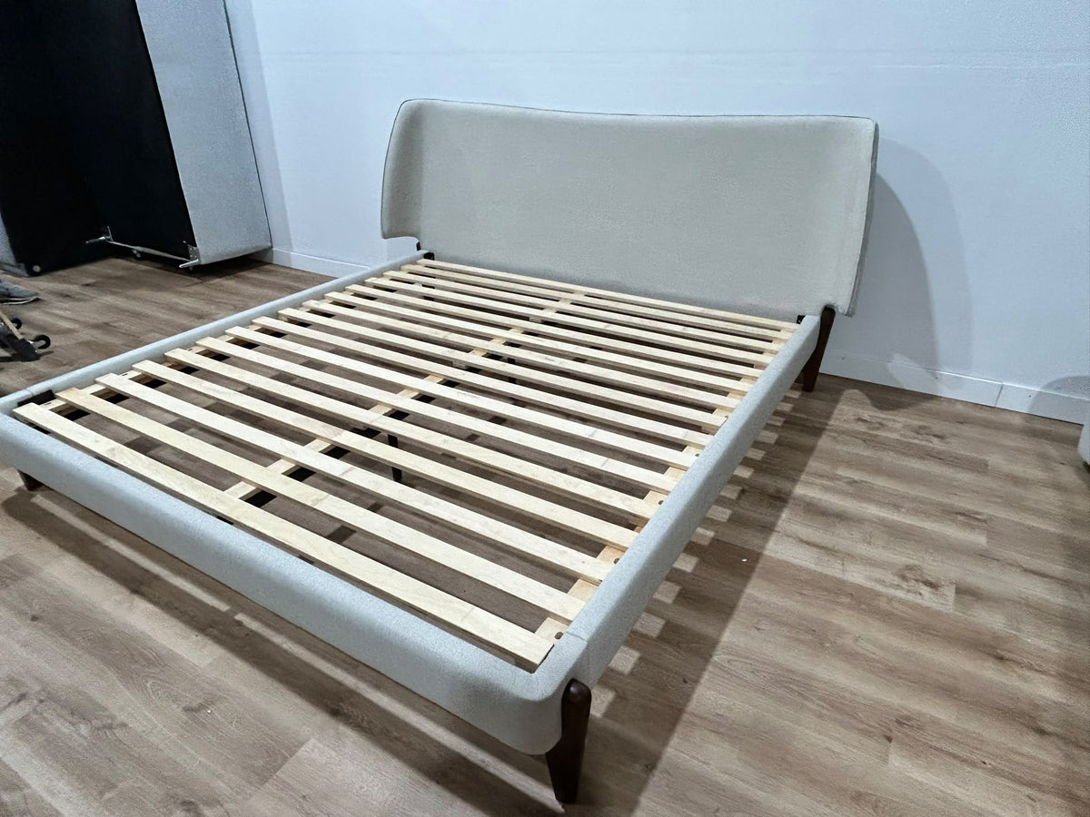 MCM King Bed Frame - Ivory