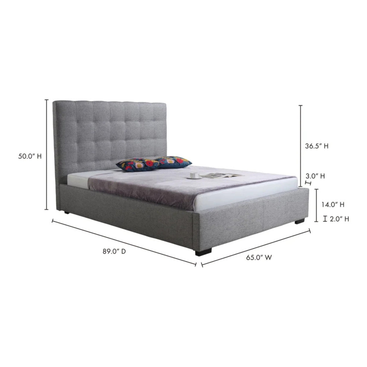 Moe’s Belle Queen Storage Bed - Sand