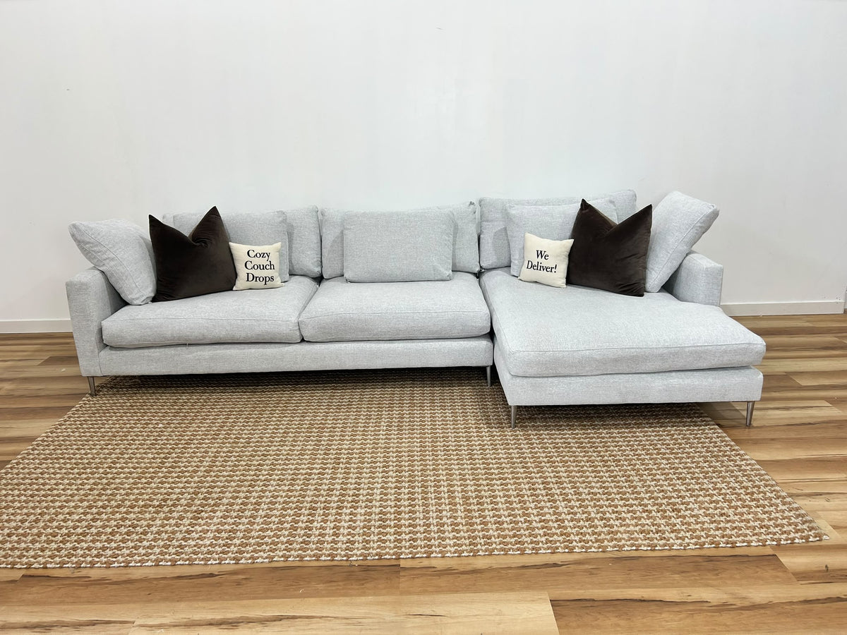 Stylus Haze Sectional Sofa 129”
