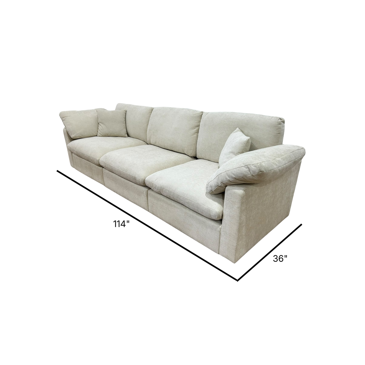 Nest | Cream | Sofa | 3pc