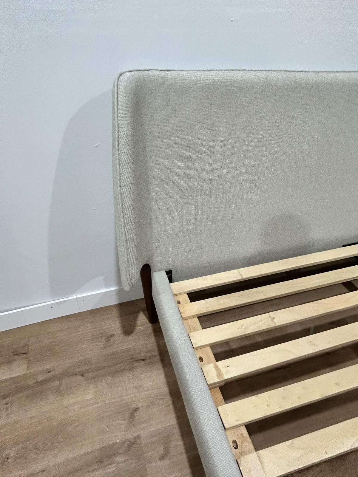 MCM King Bed Frame - Ivory