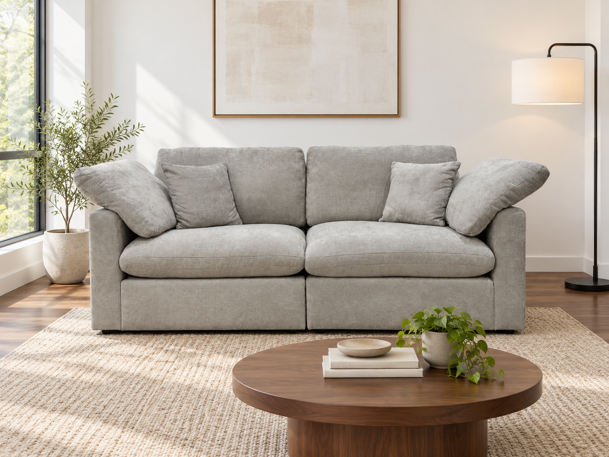 Nest | Light Grey | Sofa | 2pc
