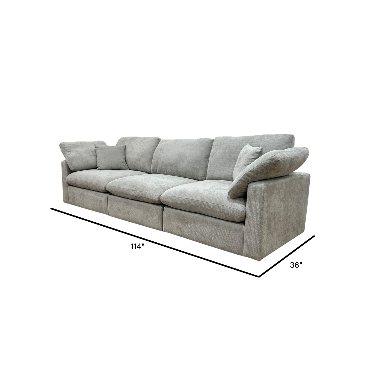 Nest | Light Grey | Sofa | 3pc
