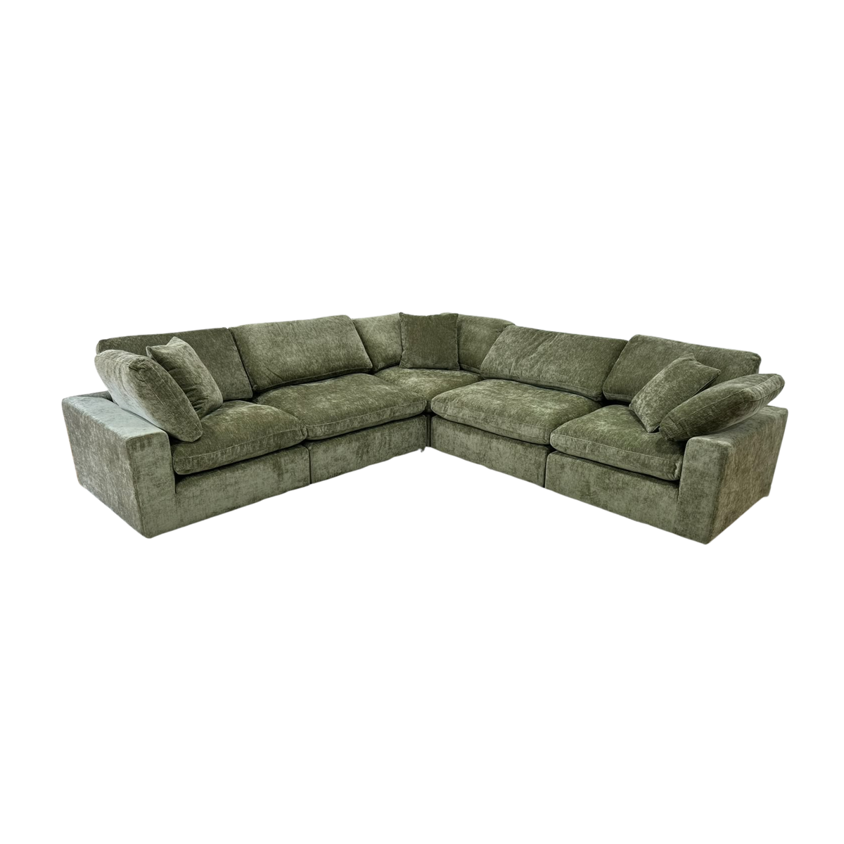 Snug Modular Sofa - Green - 5pc