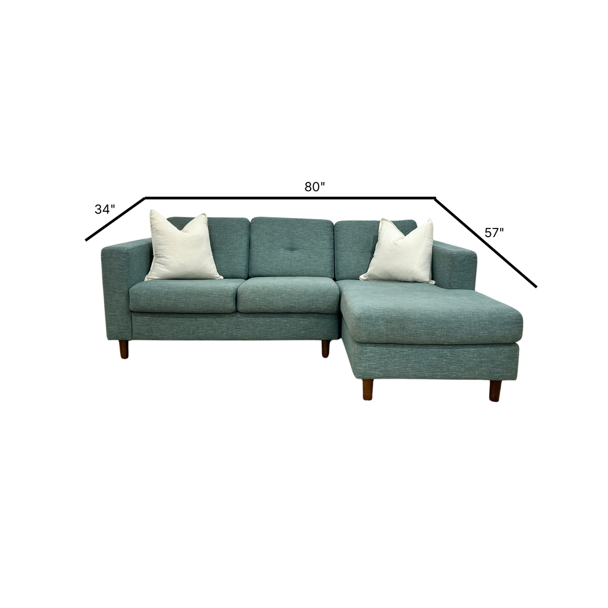 EQ3 Solo Sectional Sofa 80”