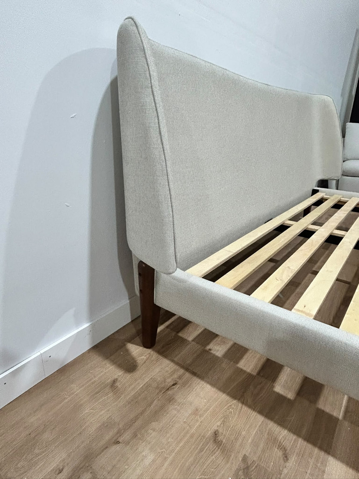 MCM King Bed Frame - Ivory