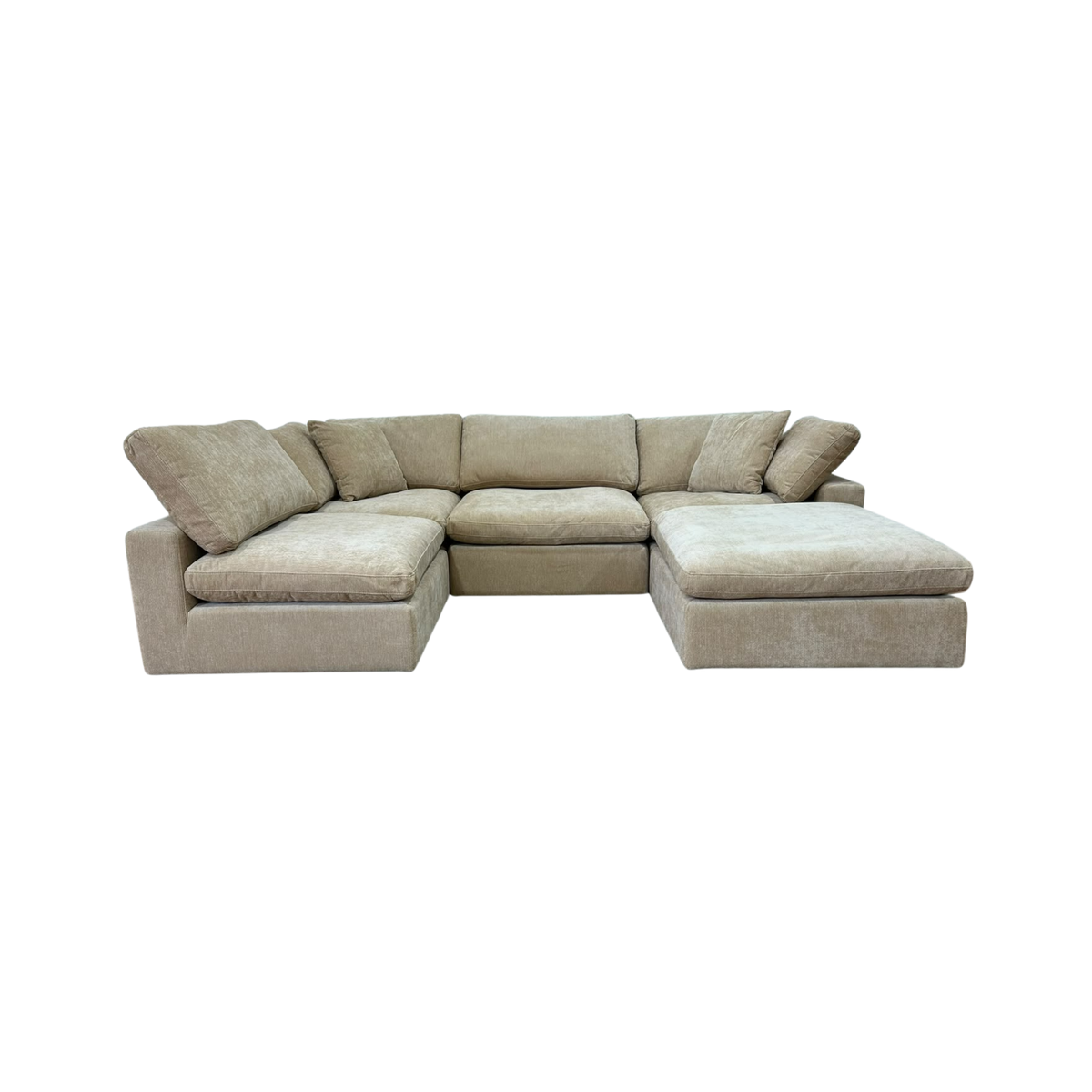 Snug Modular Sofa - Sand - 4pc + Ottoman