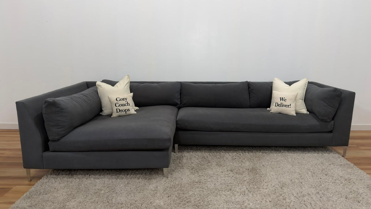 CB2 Decker Sectional Sofa 129.5”