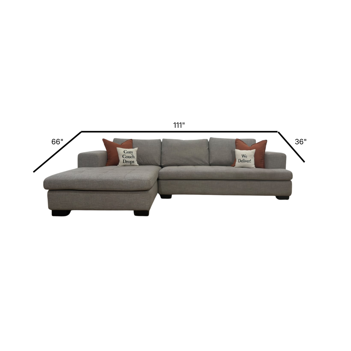 Scan Designs Sectional Sofa 111”