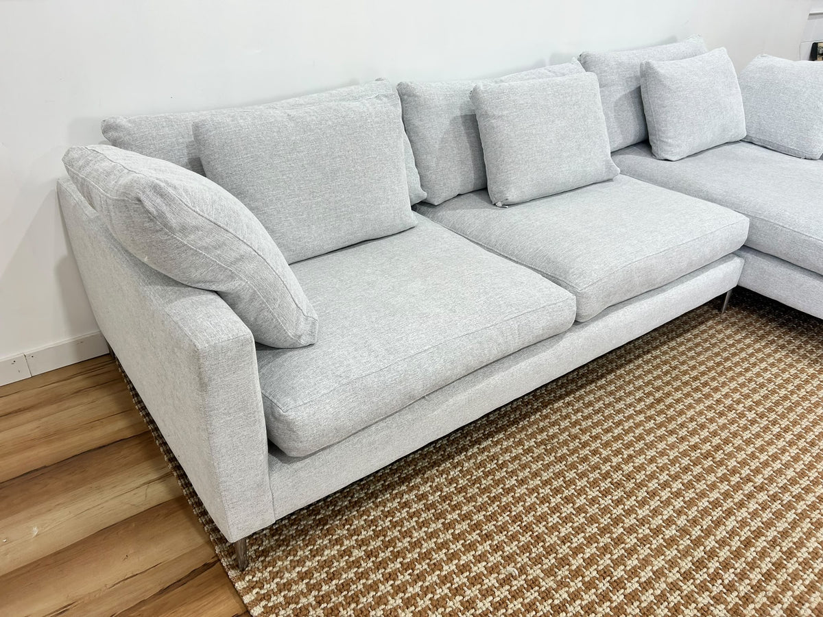 Stylus Haze Sectional Sofa 129”