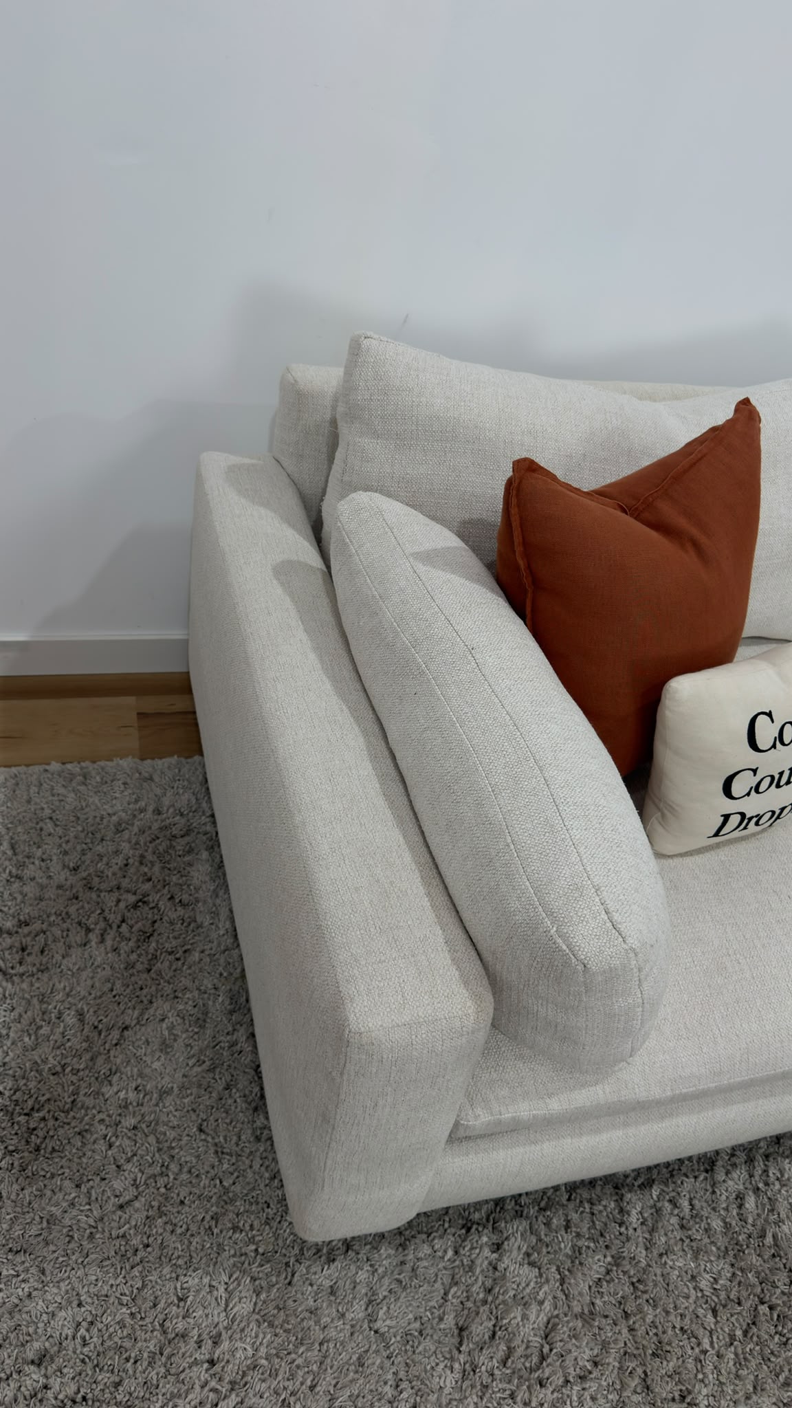 West Elm Harmony 3 Seater Sofa 82”