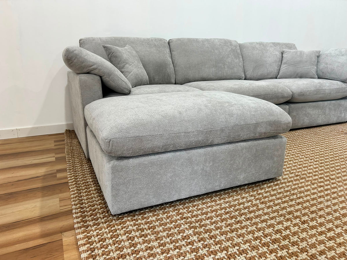 Nest | Light Grey | Sofa | 3pc + Ottoman