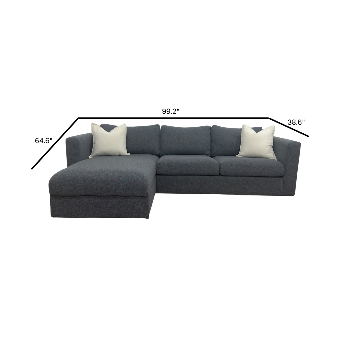 Ikea Finnala Reversible Sectional Sofa 99”