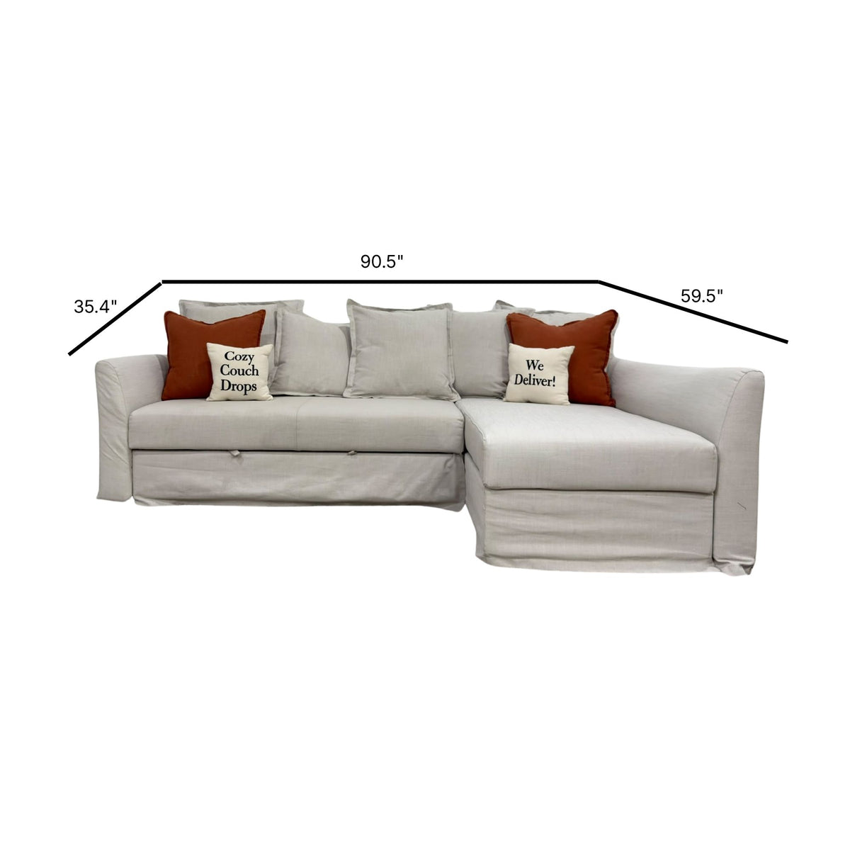 Ikea Holmsund Reversible Sofabed 90”