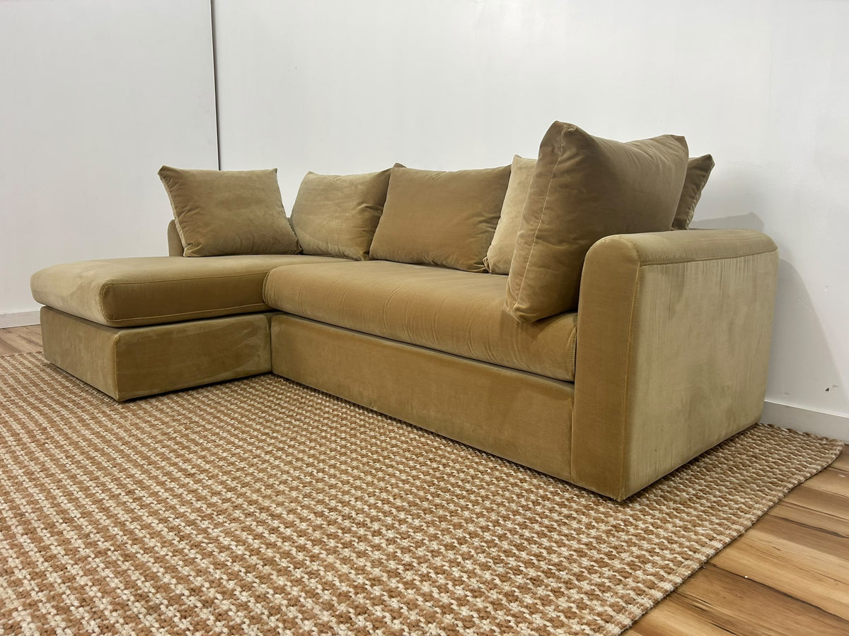 Couch Haus Velvet Sectional Sofa