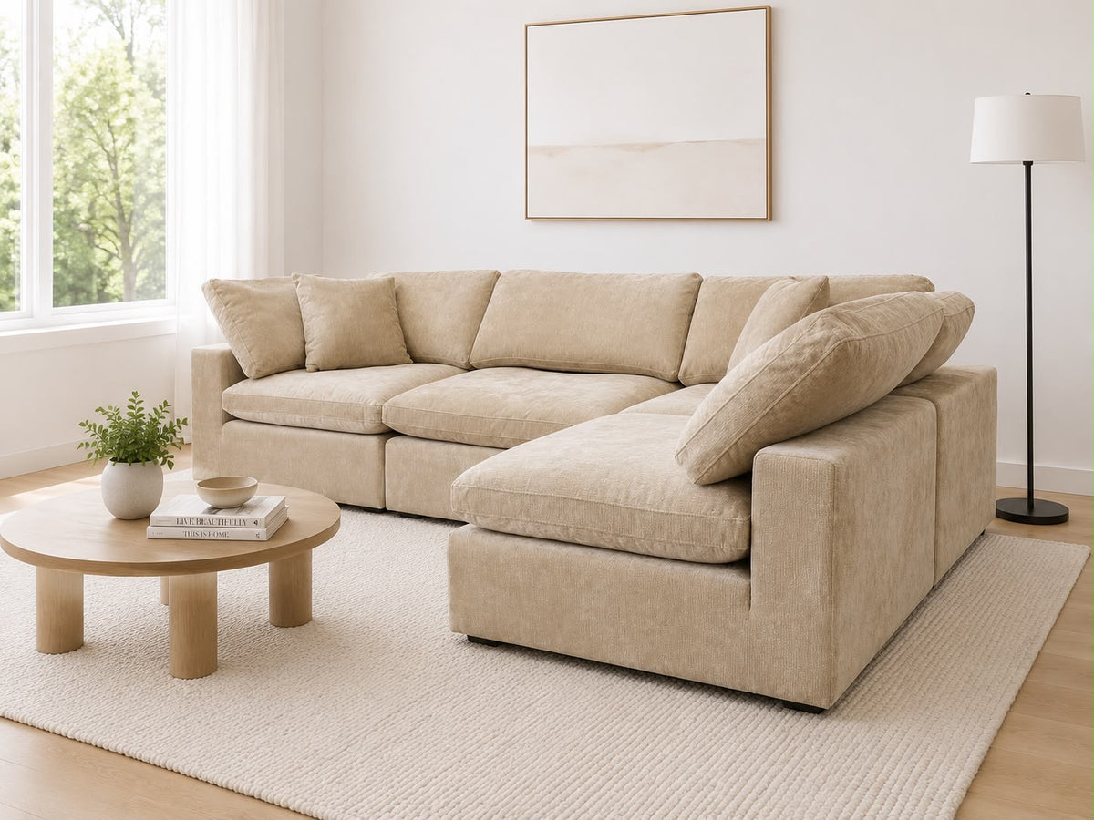Snug Modular Sofa 4pc - Sand
