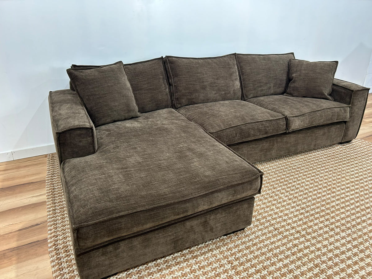 Stylus Rags Sectional Sofa 111”