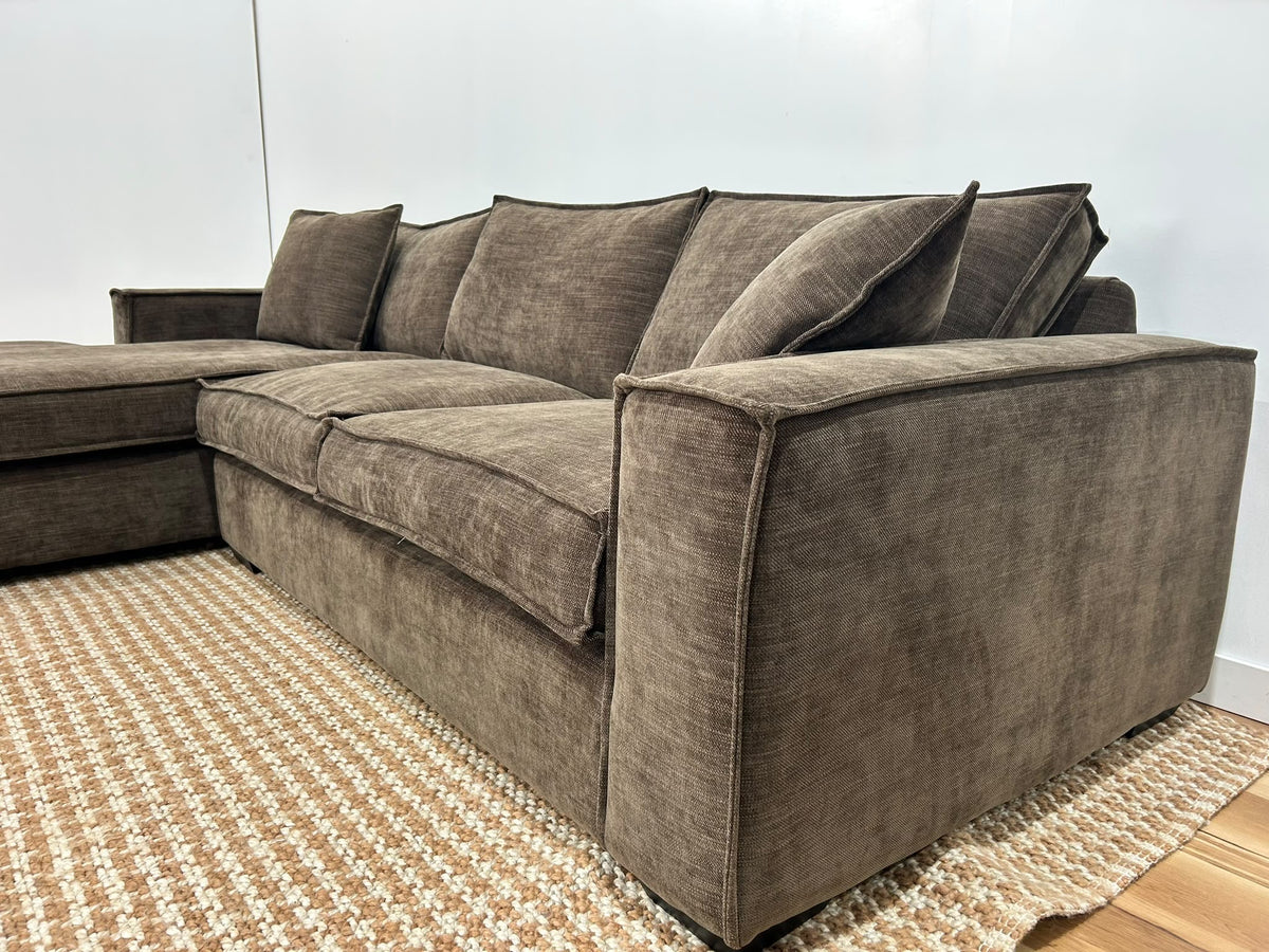 Stylus Rags Sectional Sofa 111”