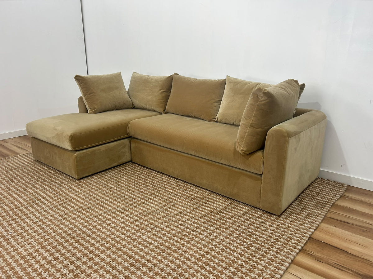 Couch Haus Velvet Sectional Sofa