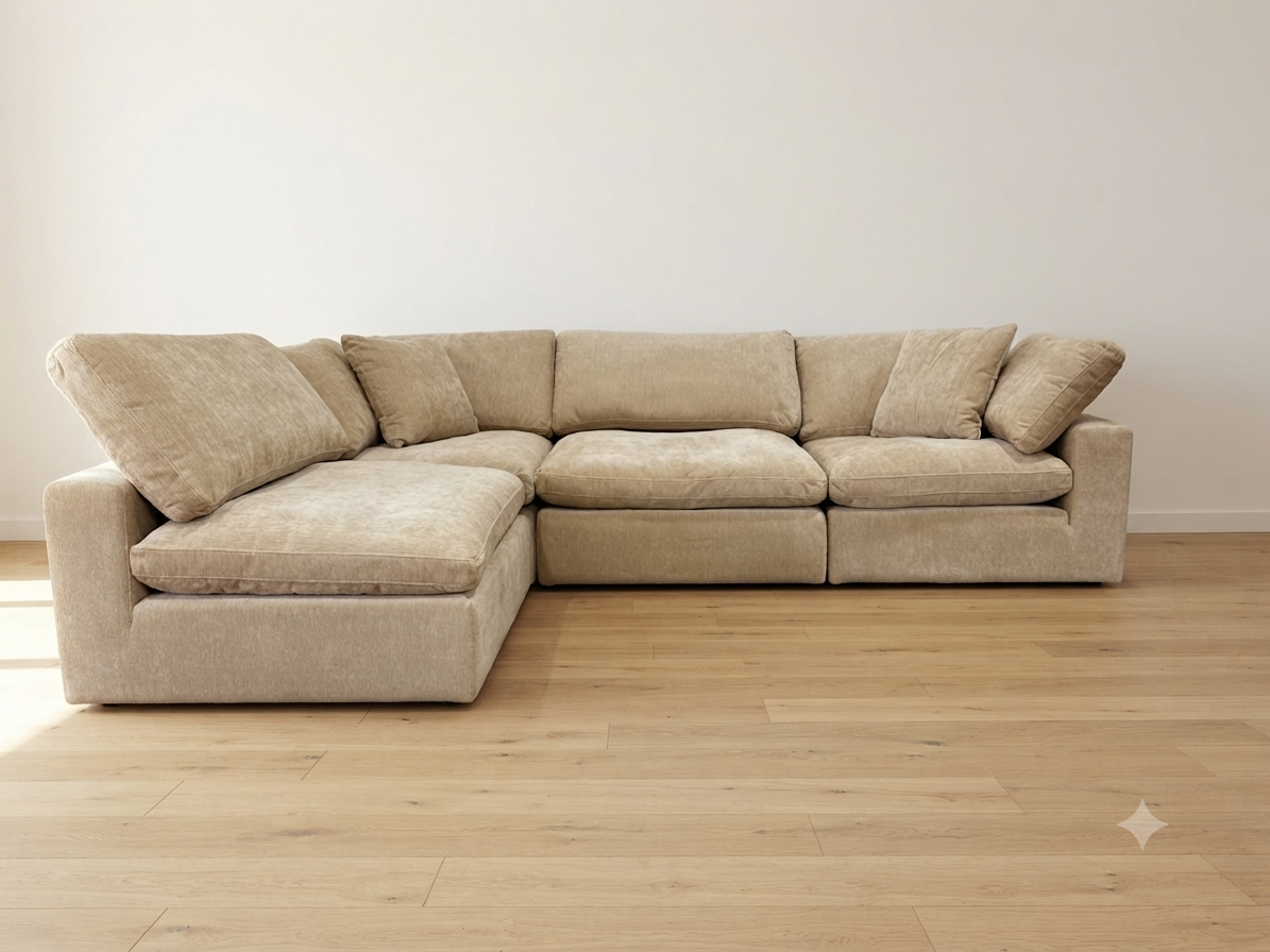 Snug Modular Sofa 4pc - Sand