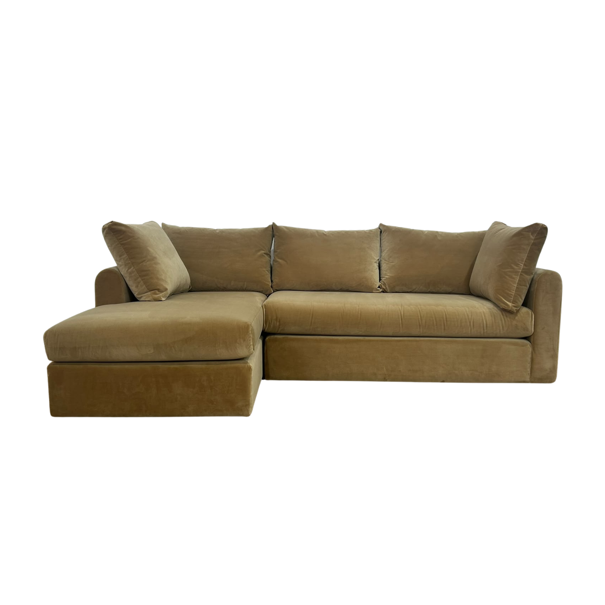 Couch Haus Velvet Sectional Sofa