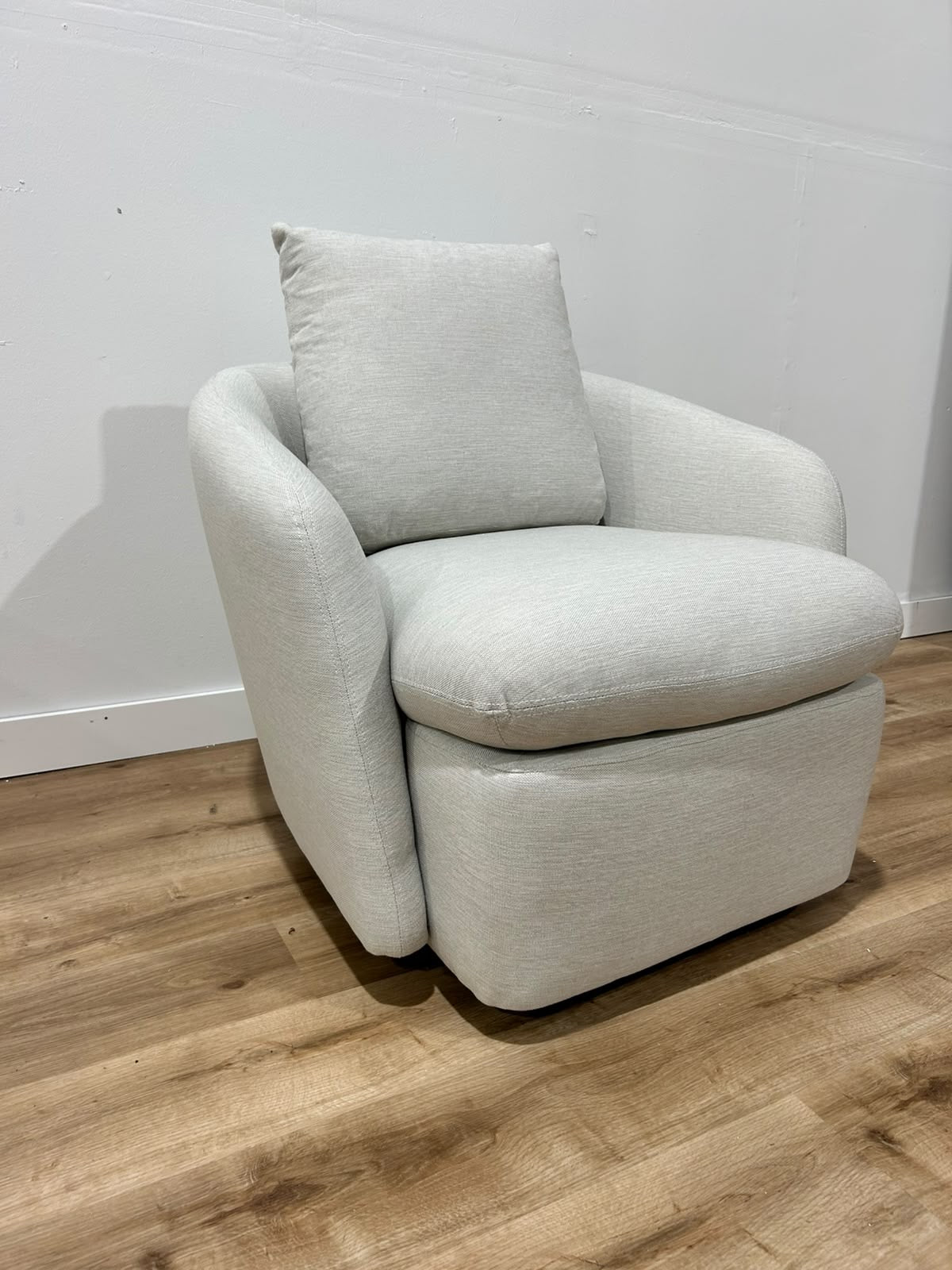 Silver Ivory Swivel Chair