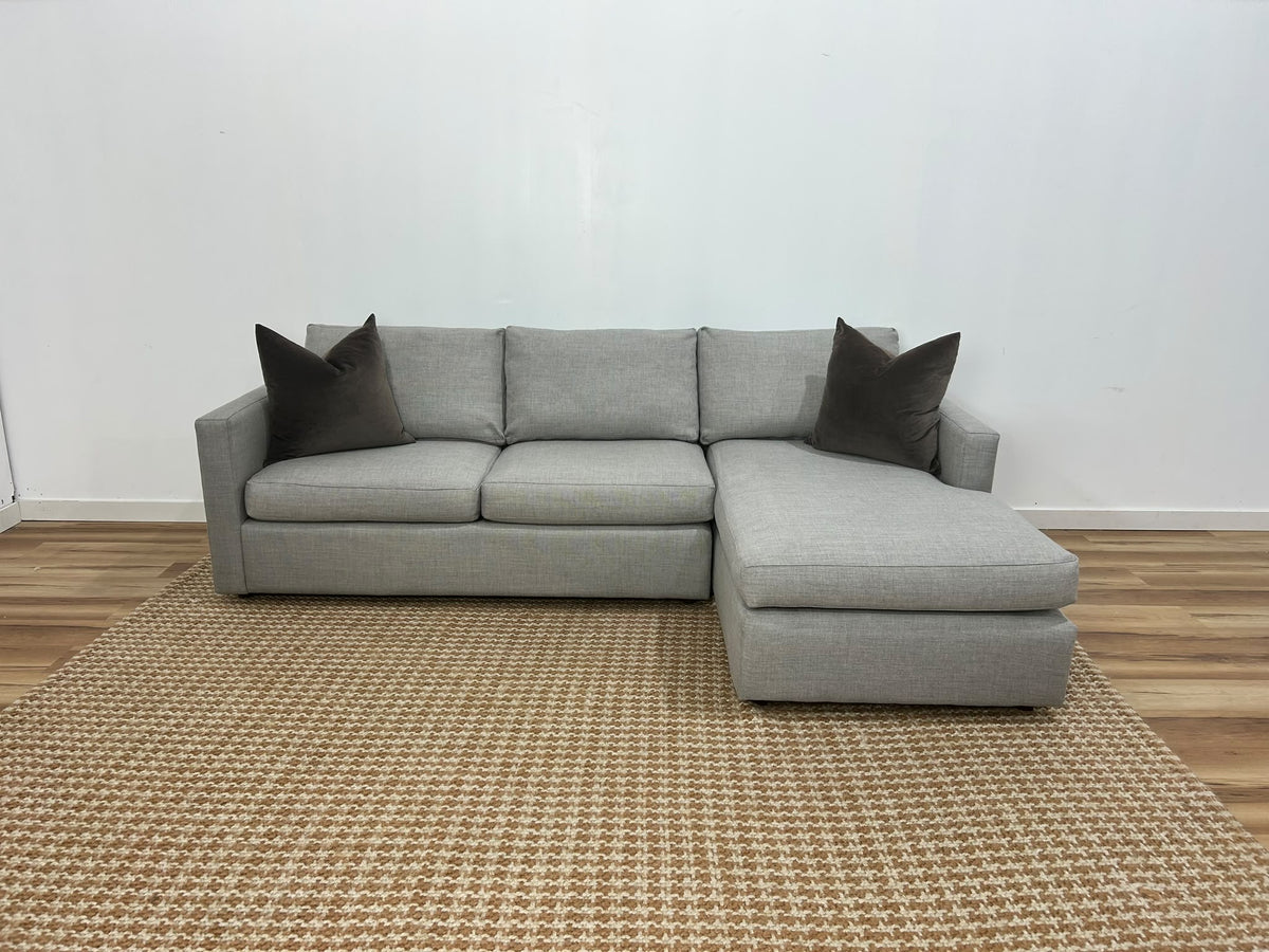 Crate and Barrel Barrett Sectional Sofa