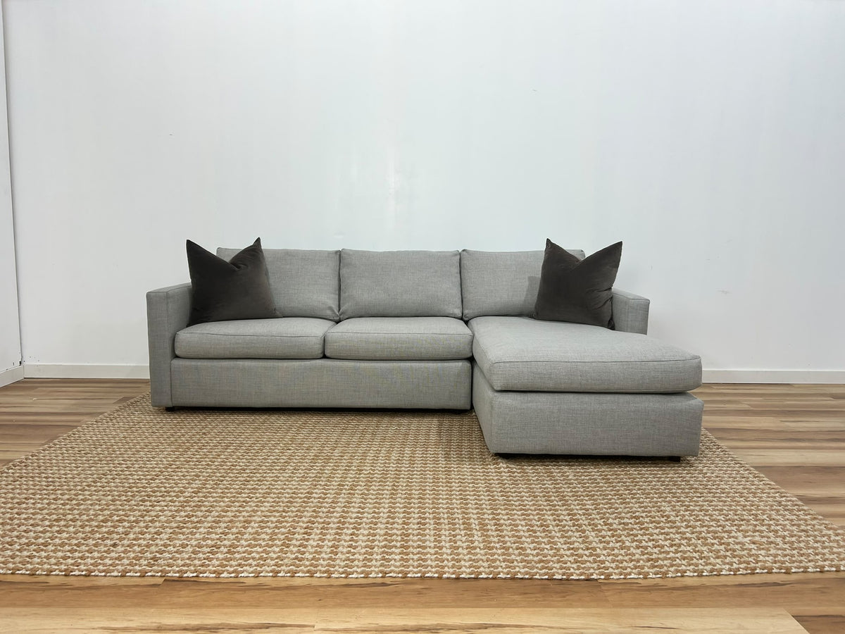 Crate and Barrel Barrett Sectional Sofa