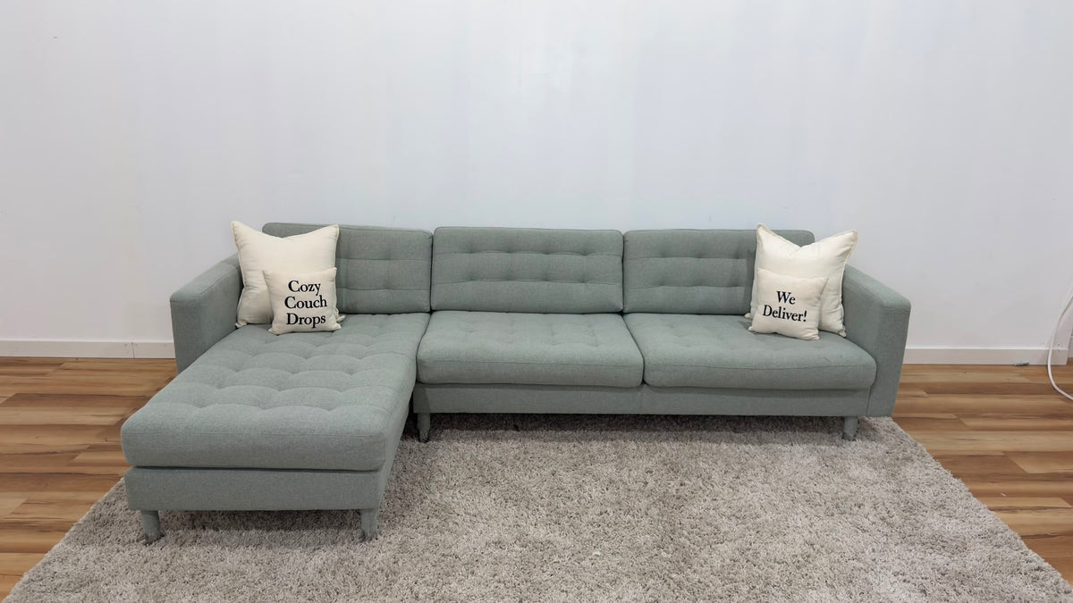 Ikea Morabo Reversible Sectional Sofa 111”