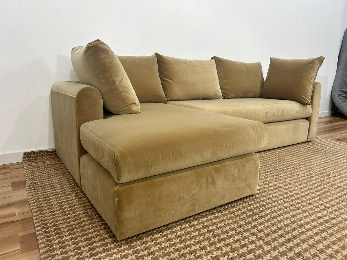 Couch Haus Velvet Sectional Sofa