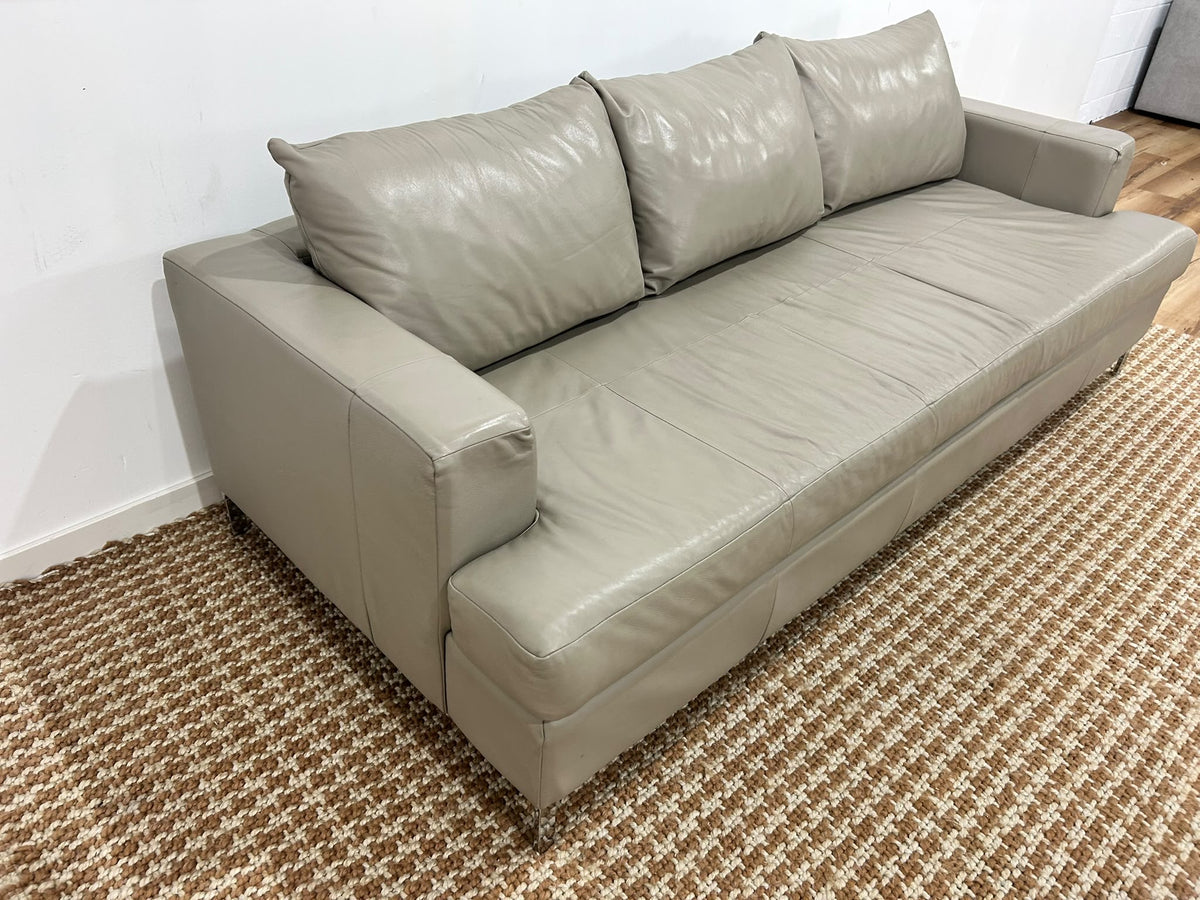 EQ3 Eve Leather Sofa 85”