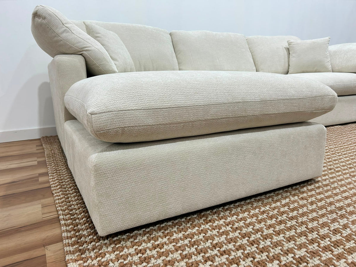 Nest | Cream | Sofa | 3pc + Ottoman
