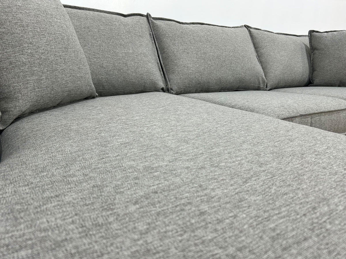 Stylus Rags Sectional Sofa 111”