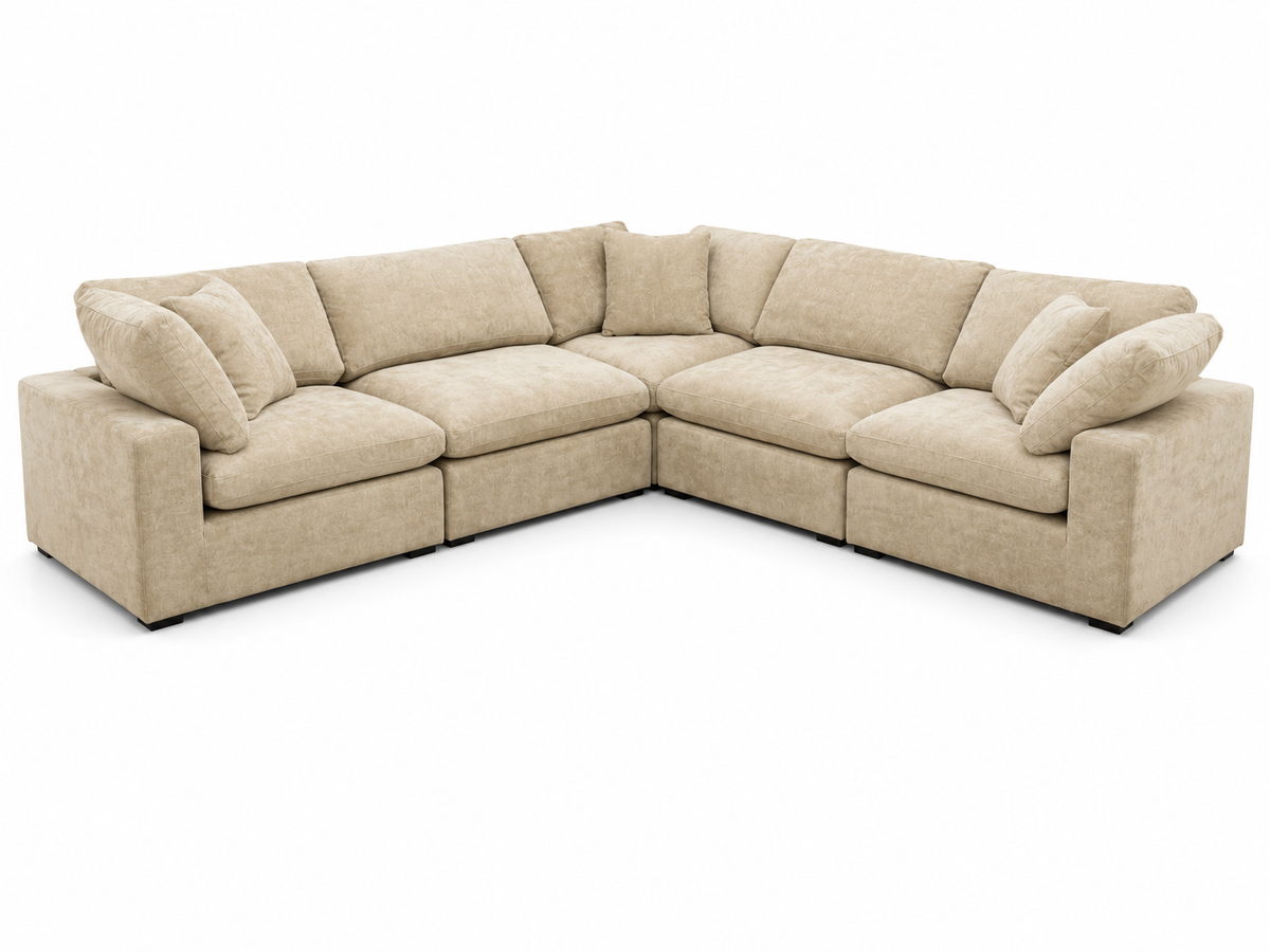 Snug Modular Sofa - Sand - 5pc