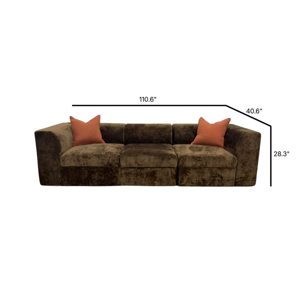 Cozey Atmosphere Modular Sofa 110” – Couch Club