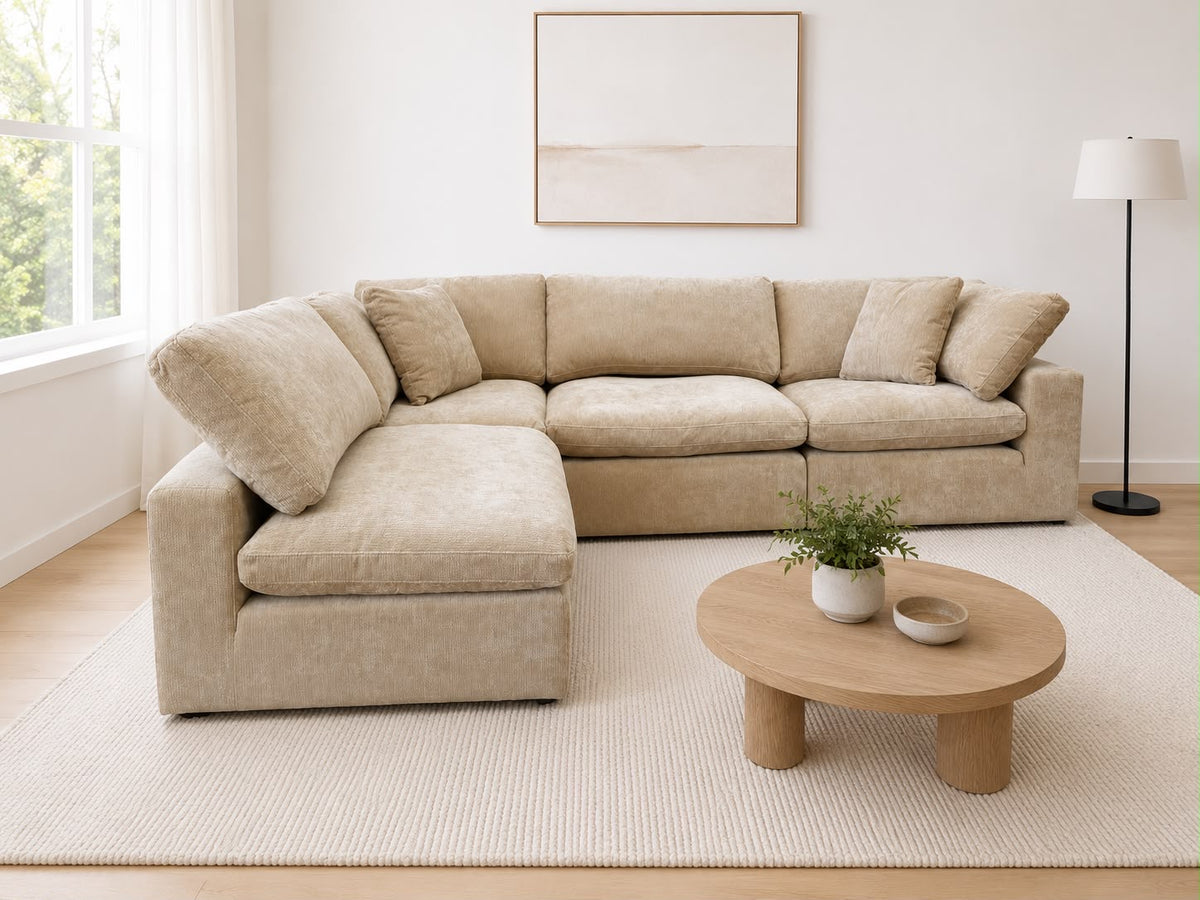 Snug Modular Sofa 4pc - Sand